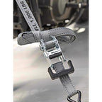 Keeper 1 in. W X 12 ft. L Gray Ratchet Tie Down Strap 1000 lb 4 pk - Case of 4