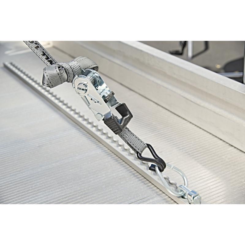 Keeper 1 in. W X 12 ft. L Gray Ratchet Tie Down Strap 1000 lb 4 pk - Case of 4