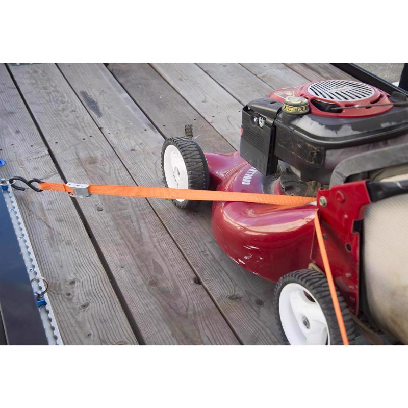 Keeper 1 in. W X 6 ft. L Orange Tie Down Strap 300 lb 4 pk