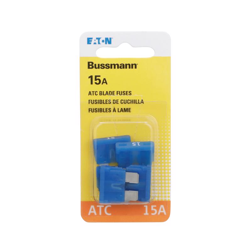 Bussmann 15 amps ATC Blue Blade Fuse 5 pk - Case of 5