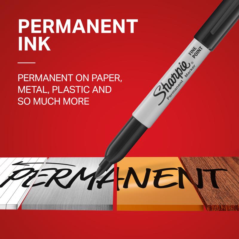 Sharpie Black Fine Tip Permanent Marker 1 pk