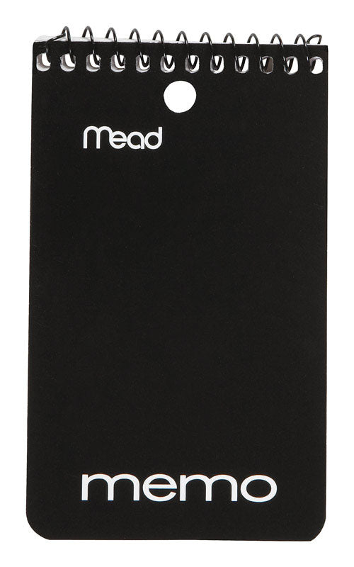 Mead 3 in. W X 5 in. L Wide Ruled Spiral Assorted Memo Book - Case of 12