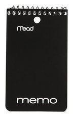 Mead 3 in. W X 5 in. L Wide Ruled Spiral Assorted Memo Book - Case of 12