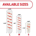 3M Command Large Foam Refill Strips 3.65 in. L 8 pk