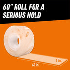 Gorilla 60 in. L X 1 in. W Double-Sided Mounting Tape