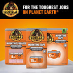 Gorilla 60 in. L X 1 in. W Double-Sided Mounting Tape