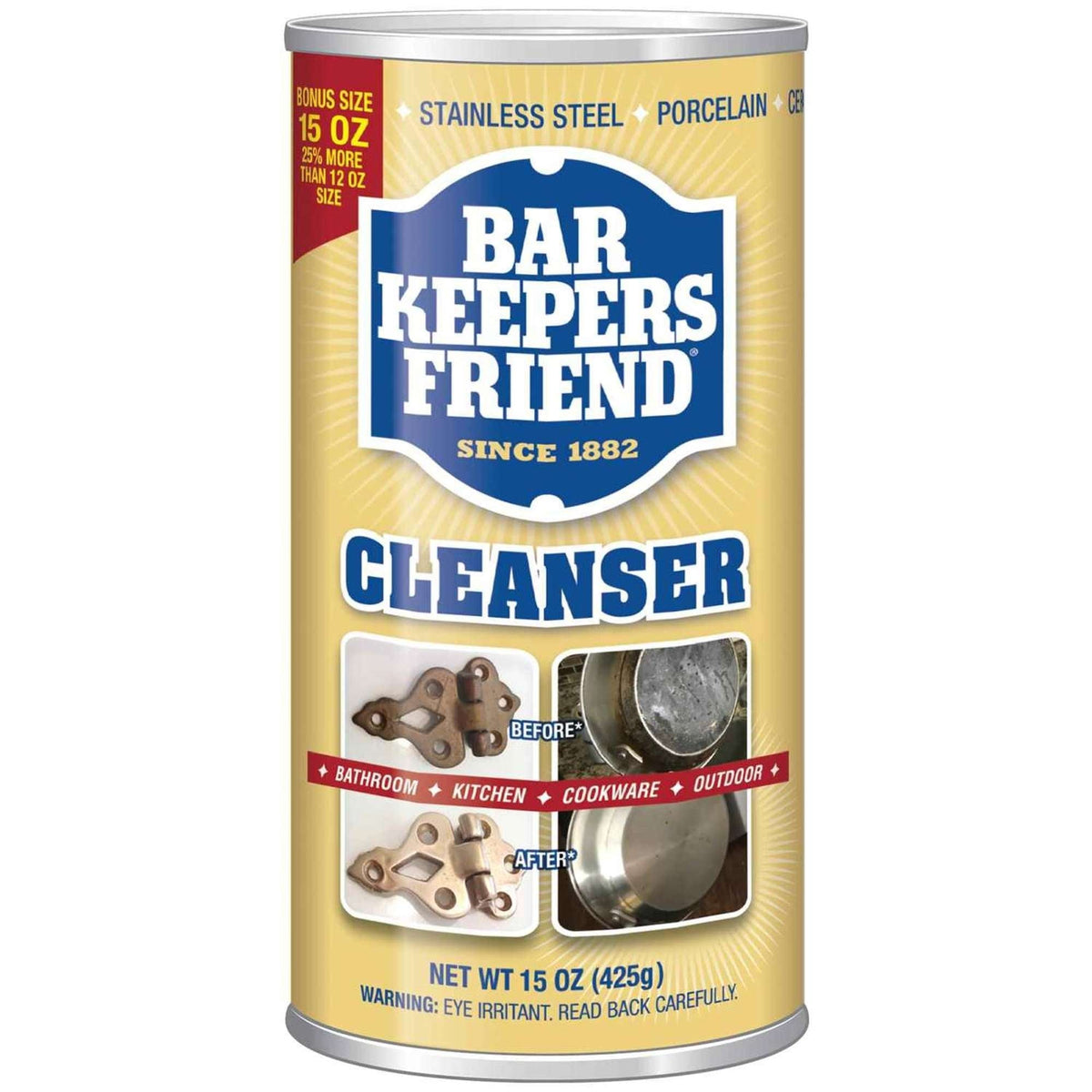Bar Keepers Friend Cleanser and Polish 15 oz - Case of 12